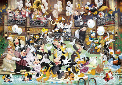 Clementoni 36525 Disney Gala – Puzzle 6000 Teile, Geschicklichkeitsspiel für die ganze Familie, farb