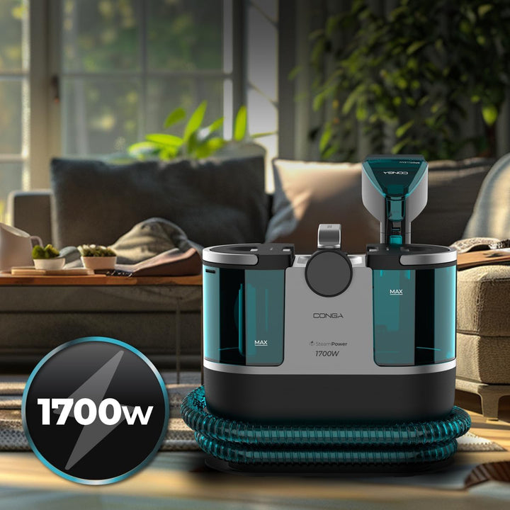 Cecotec Polsterreiniger und Staubsauger Conga 7000 Carpet&Spot Clean Steam XXL Essential, 1700W, 3in