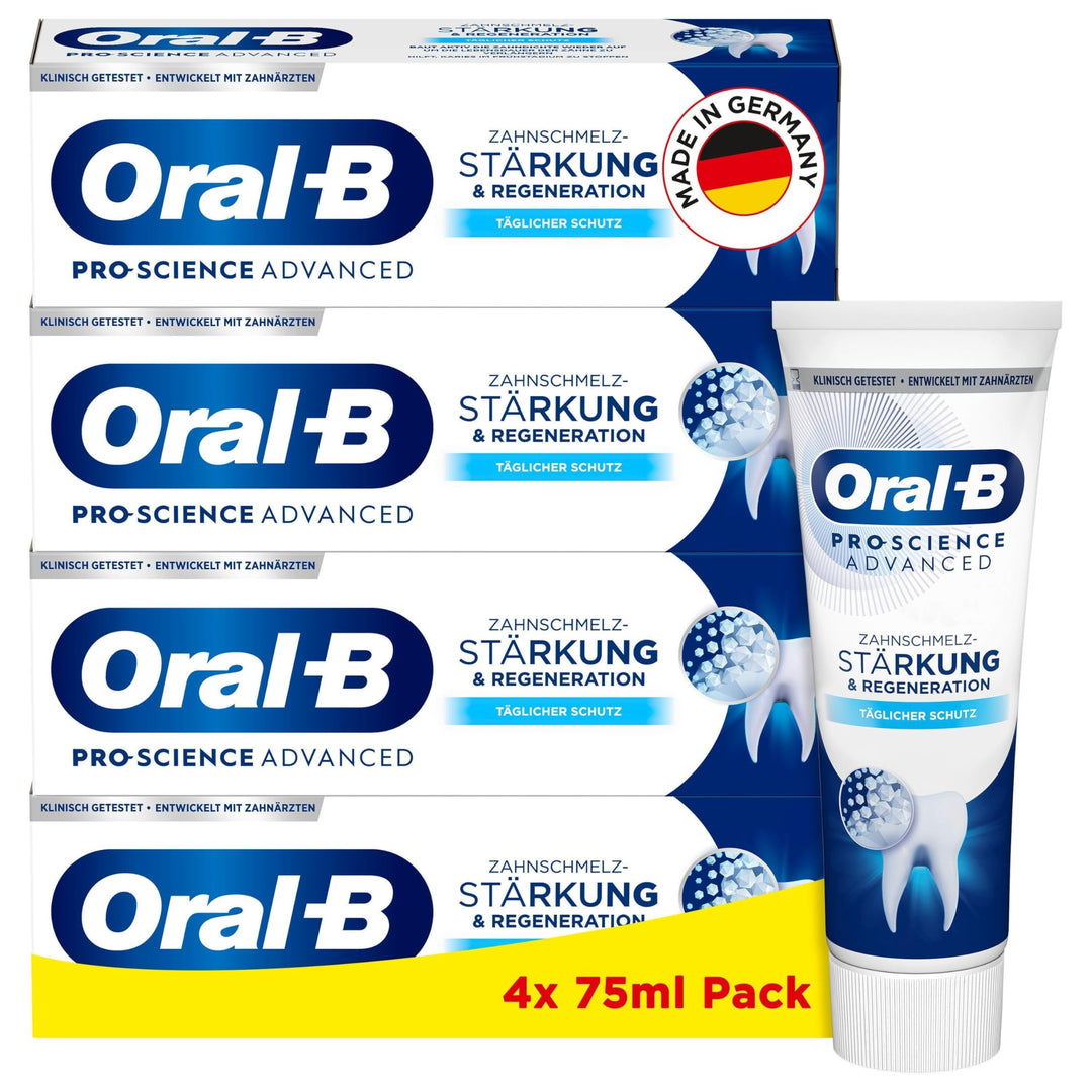 Oral-B Pro-Science Advanced Zahnschmelz-Stärkung & Regeneration Täglicher Schutz Zahncreme, für die