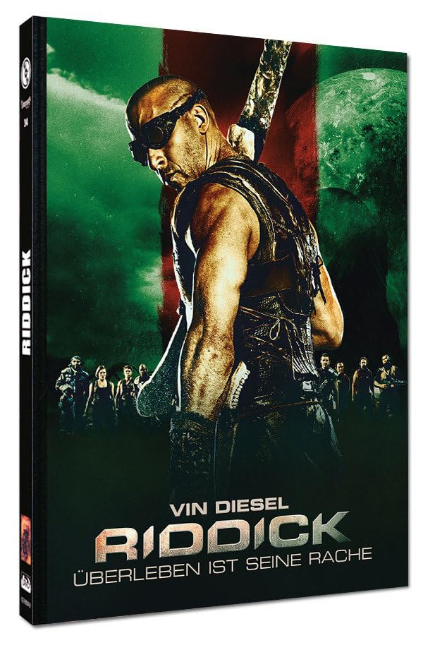 Riddick - Überleben ist seine Rache - Mediabook - Cover D - 2-Disc Limited Edition auf 222 Stück (+