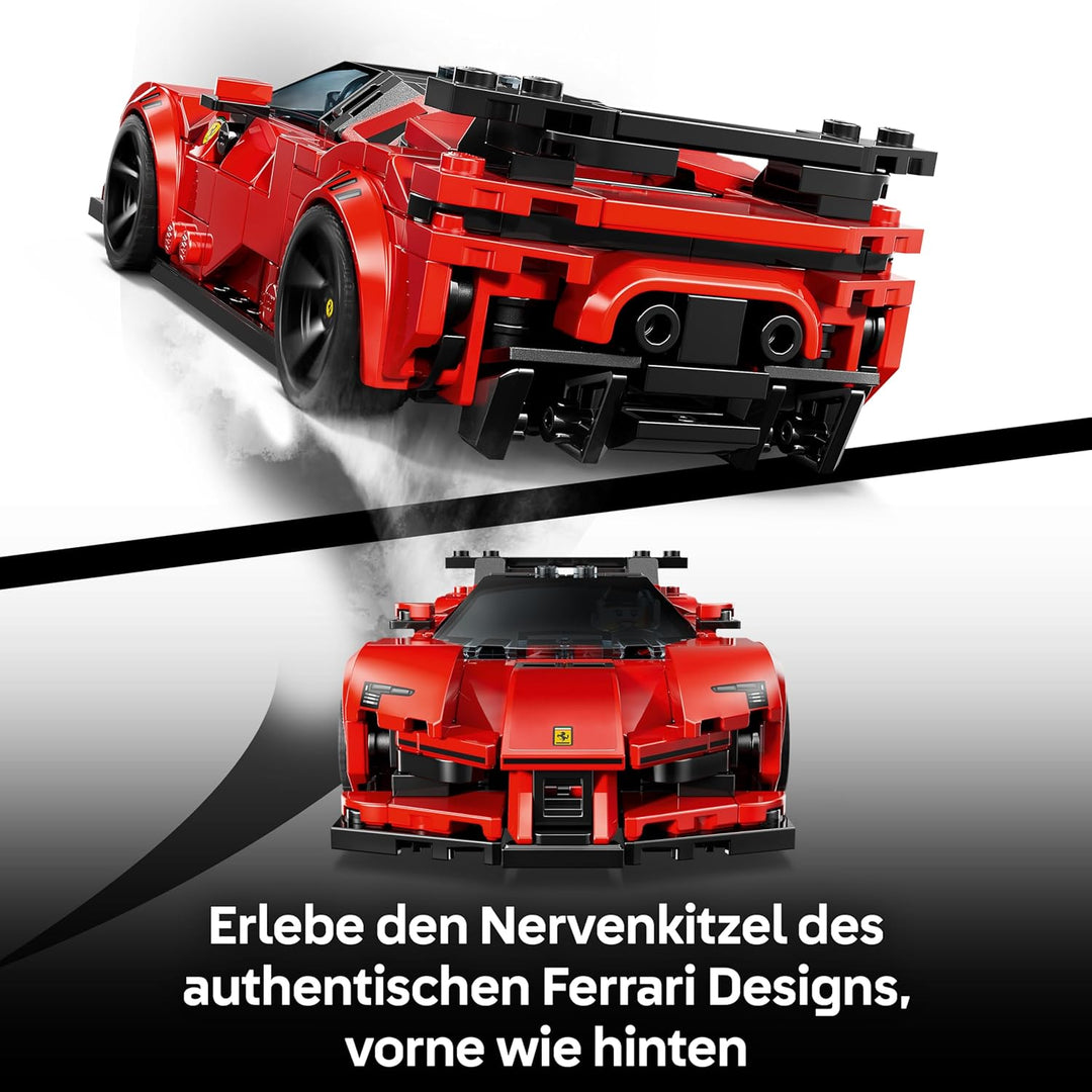 LEGO Speed Champions Ferrari SF90 XX Stradale Sportwagen - Modellbau mit sammelbarer Fahrer Minifigu