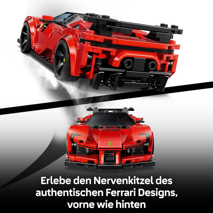 LEGO Speed Champions Ferrari SF90 XX Stradale Sportwagen - Modellbau mit sammelbarer Fahrer Minifigu
