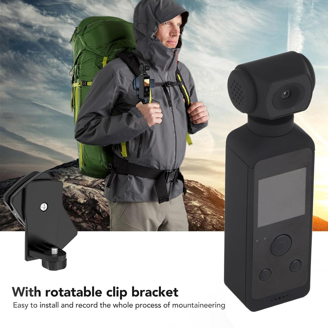 Ejoyous 4K Action Kamera, Bodycam Körperkamera Videocamcorder mit 270° drehbarem, verwacklungsfreiem