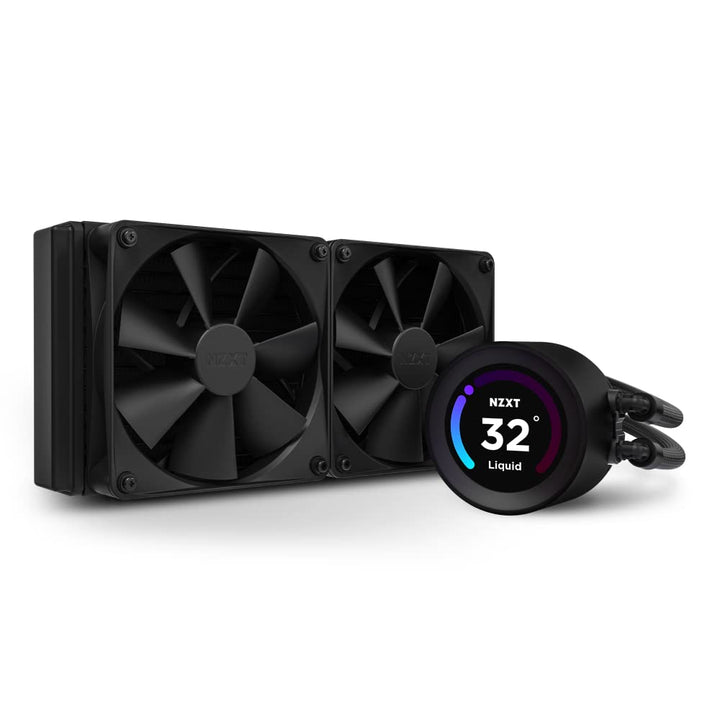 NZXT Kraken Elite 240 - RL-KN24E-B1-240mm AIO CPU Wasserkühlung - 2,36" LCD Display 640x640-2x120mm