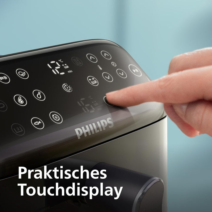 Philips Airfryer 4000 Series Stacked Dual Basket, Gestapelte Heissluftfritteuse mit 2 Körben, 10L, R