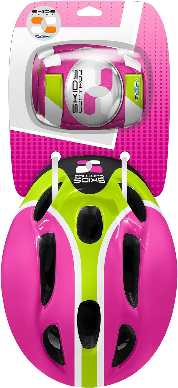 STAMP - HELM mit einstellbaren Tailleneinstellungen + ELLBOGEN und KNIESCHÜTZER - SKIDS CONTROL Girl
