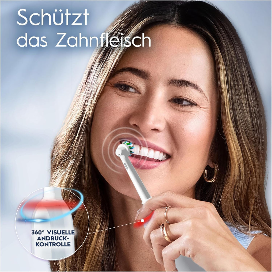 Oral-B PRO 3 3500 Elektrische Zahnbürste/Electric Toothbrush, 2 Aufsteckbürsten, mit 3 Putzmodi und