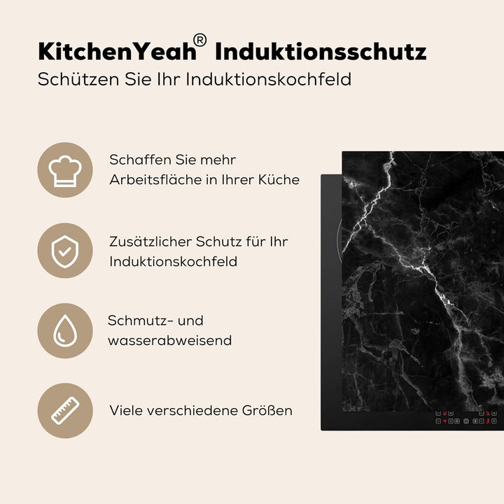 Herdabdeckplatte Einteilig Induktionsmatte Küche Abdeckung Ceranfeld Herd Abdeckplatte Deko Vinyl Ma