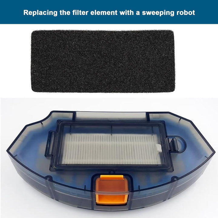 EMSea Staubsaugerfilter für Roboter, kompatibel mit Lubluelu SG60/SL61/SL60D Modellen, Kehrroboter-K