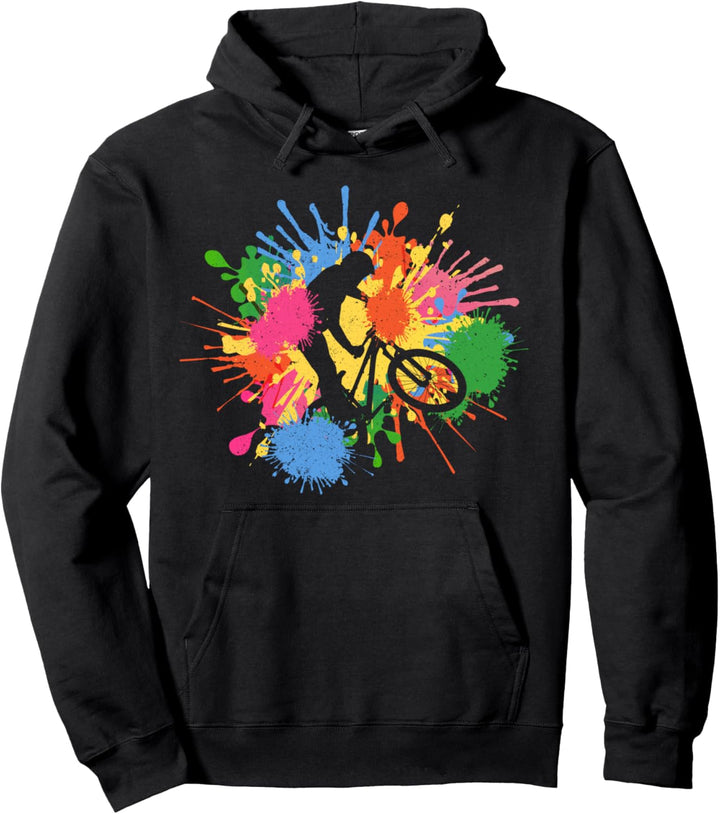 MTB Geschenk Kinder Fahrrad Mountainbike Downhill Pullover Hoodie