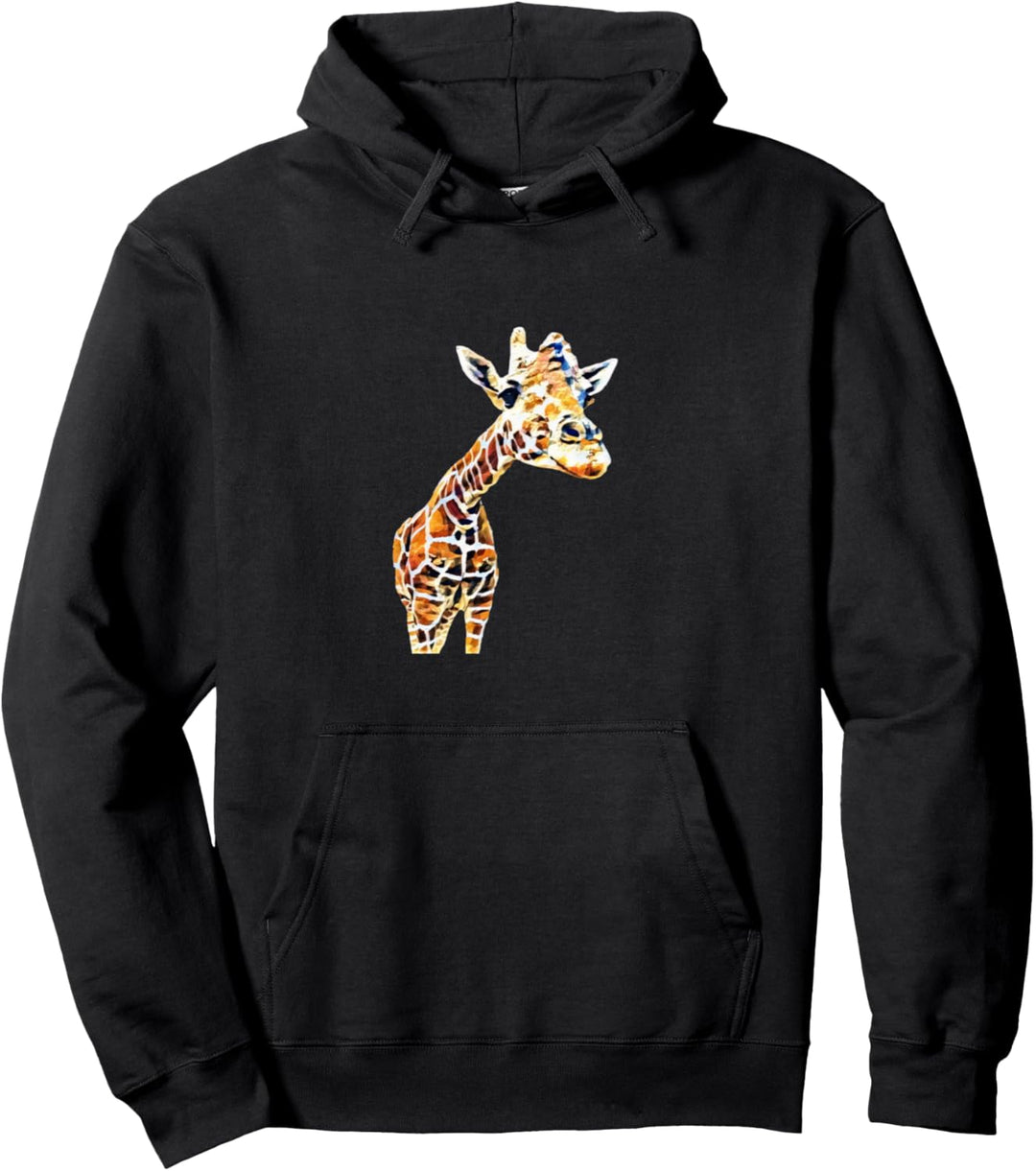 Giraffe Motiv Wildtiere Afrika Safari Tiere Giraffen Pullover Hoodie