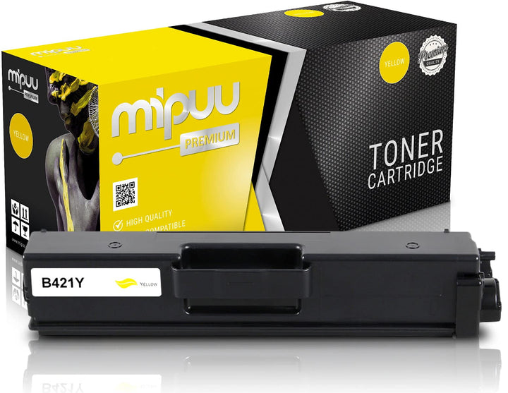 Mipuu Toner kompatibel zu Brother TN-421Y TN-423Y Gelb für HL-L8260cdw HL-L8360cdw MFC-L8690cdw MFC-