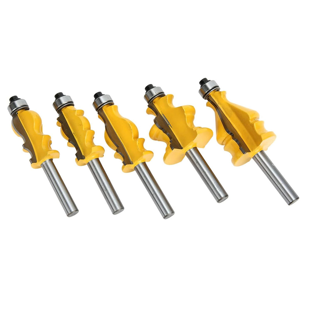5 Stücke Verleimfräser, 8mm Schaft Oberfräser Lock Miter Router Bit Handlauf Fräser Trimmen