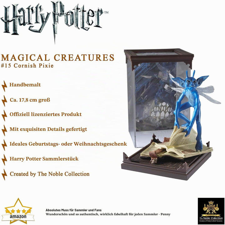 The Noble Collection Magische Kreaturen Nr. 15 - Cornish Pixie, NN7678, Mehrfarbig