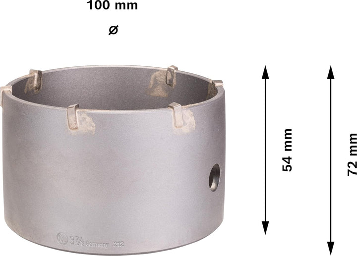 Bosch Professional Hohl-Bohrkrone SDS-plus-9 Core Cutter (Ø 100 mm), 100 mm