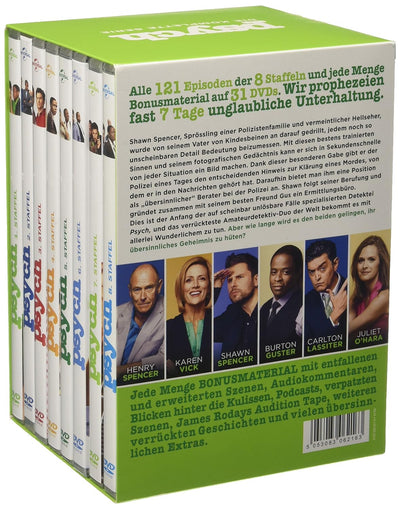 Psych – Die komplette Serie [Limited Edition] [31 DVDs], DVD