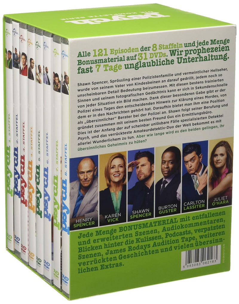 Psych – Die komplette Serie [Limited Edition] [31 DVDs], DVD