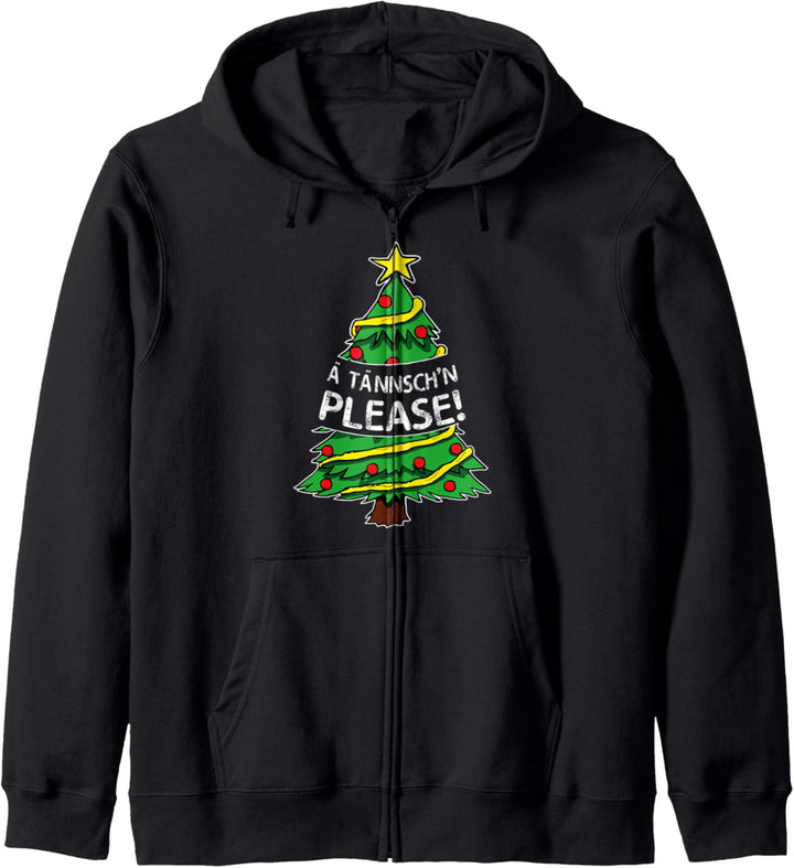 Weihnachtsbaum Tannenbaum Outfit Achtung Ä Tännschn Please Kapuzenjacke