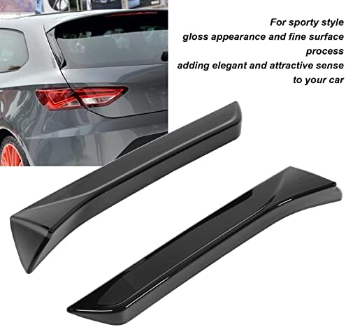 Keenso Auto Heckscheibe Spoiler, 1 Paar Auto Heckscheiben Seitenflügel Spoiler ABS Heckscheibe Ausse
