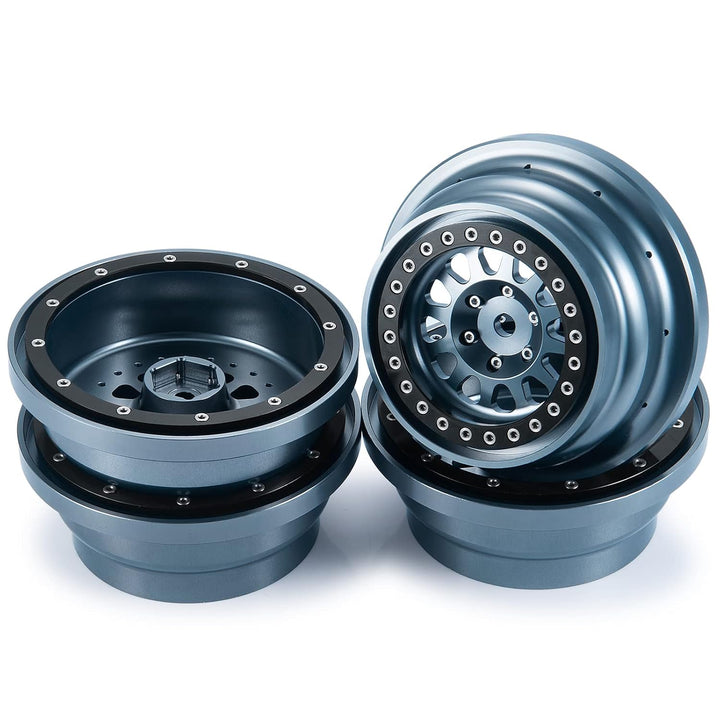 4 Stück Alumium Beadlock Felgennabe für UDR Unlimited Desert Racer 1:7 Upgrade Teile