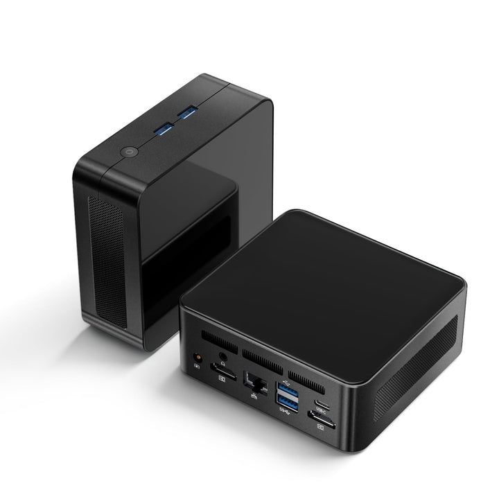 Mini-PC AMD Ryzen 5 3550H (4C/8T 3,7 GHz Max) 16 GB DDR4 RAM 512 GB SSD, 3X 4K-Display Mini-Computer