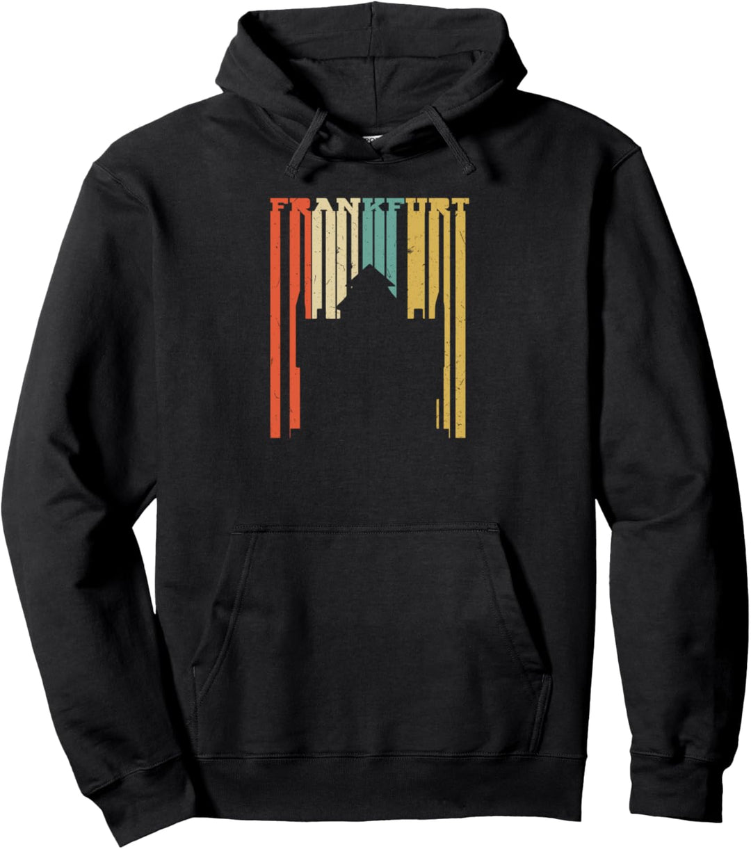Retro Vintage Passend Frankfurt Pullover Hoodie