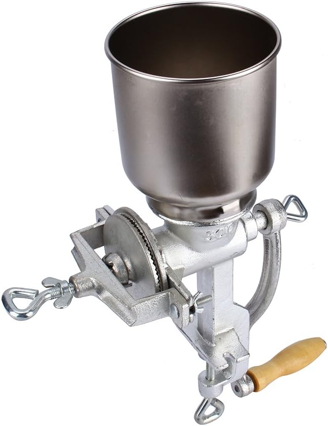 Manuelles Mahlwerk, Tischklemme Maismühle Getreidemühle, Manuelle Mühle Manuell mit grossem Gusseise