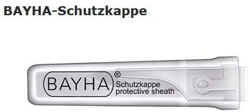 Bayha Bäcker Skalpell Baguette Messer, Teigmesser, Schneidemesser Wechselklingensystem Set Nr. 4 mit