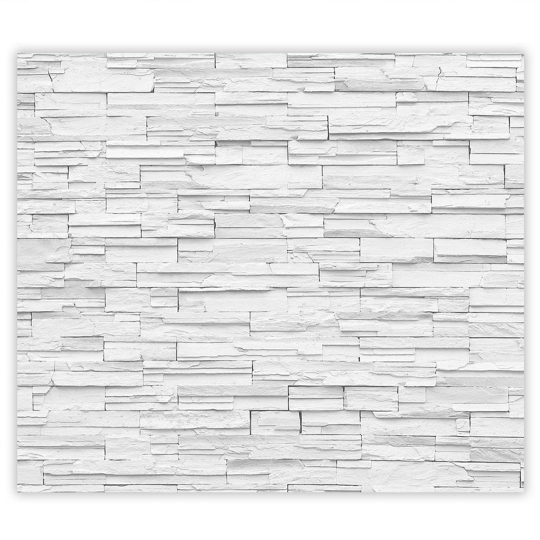 SmartDecoration Herdabdeckplatte Ceranfeldabdeckung aus Glas 60x52 cm Einteilig Motiv "Granitstein"