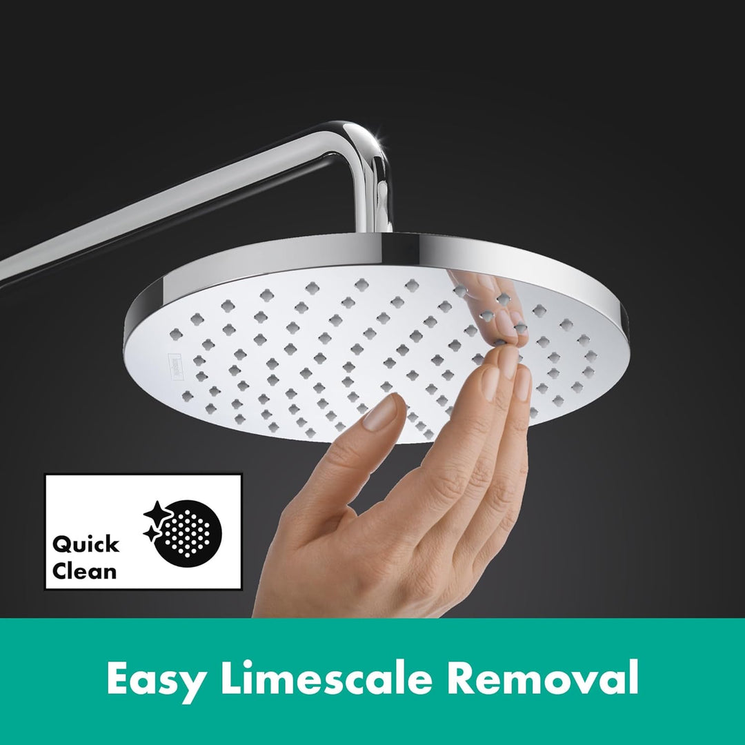 hansgrohe Vernis Blend - Kopfbrause, runde Duschbrause (205 mm), Regendusche mit 1 Strahlart für Wan