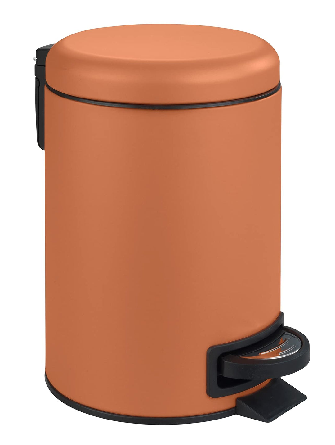 WENKO Treteimer Mod. Leman, 3 Liter, mit herausnehmbarem Einsatz, aus lackiertem Stahl, 17 x 25 x 22
