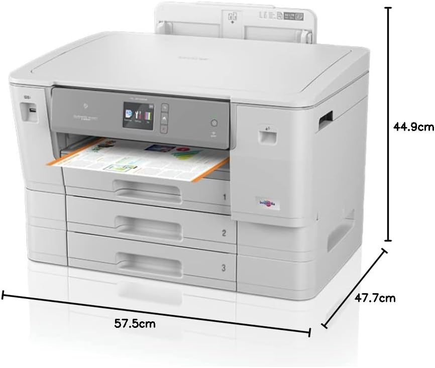 Brother HLJ6100DWRE1 Tintenstrahldrucker, 3x 250 Blatt Papierkassette, Farbe, 3x 250 Blatt Papierkas