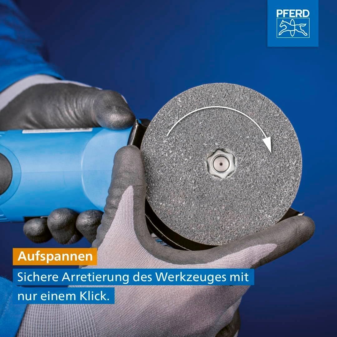 PFERD TOOLS COMBICLICK Stützteller/Hart 125mm Gewinde M14 / 44890152 passend für Maschinentypen Wink