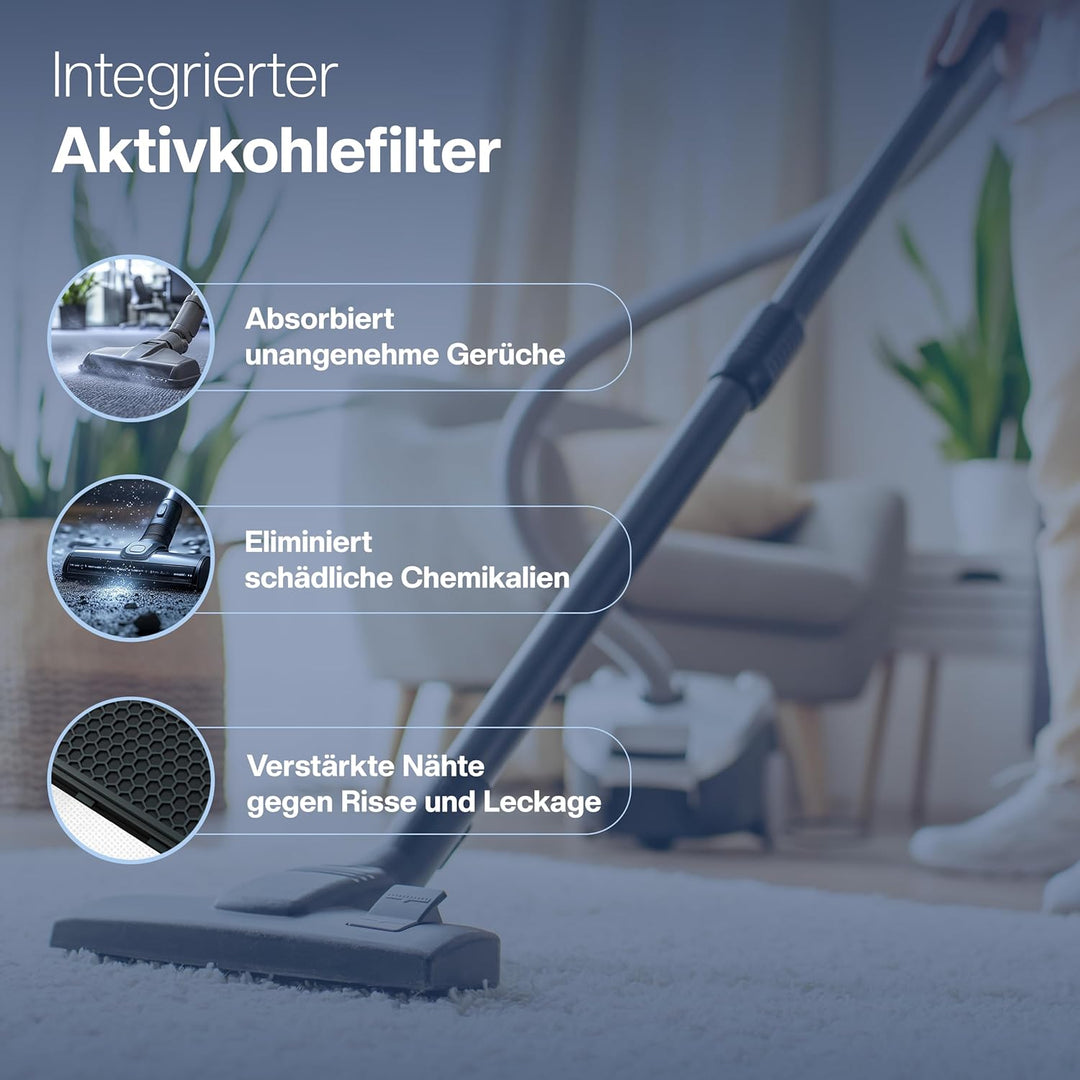 3 Filter für Miele Staubsauger [Compact C1 & C2, Complete C2 & C3, S8340] – 3 HEPA Filter und 3 Moto