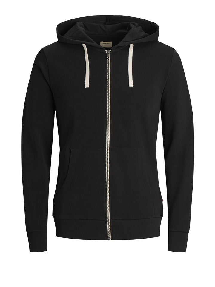 JACK &amp; JONES Herren JJEHOLMEN Sweat Zip Hood XS Schwarz (Black Beauty), XS Schwarz (Black Beauty)