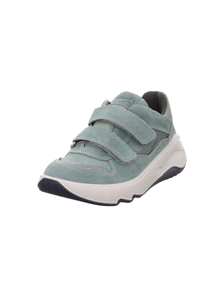 Superfit Mädchen Melody Sneaker 25 EU Schmal Hellgrün Silber 7500, 25 EU Schmal Hellgrün Silber 7500