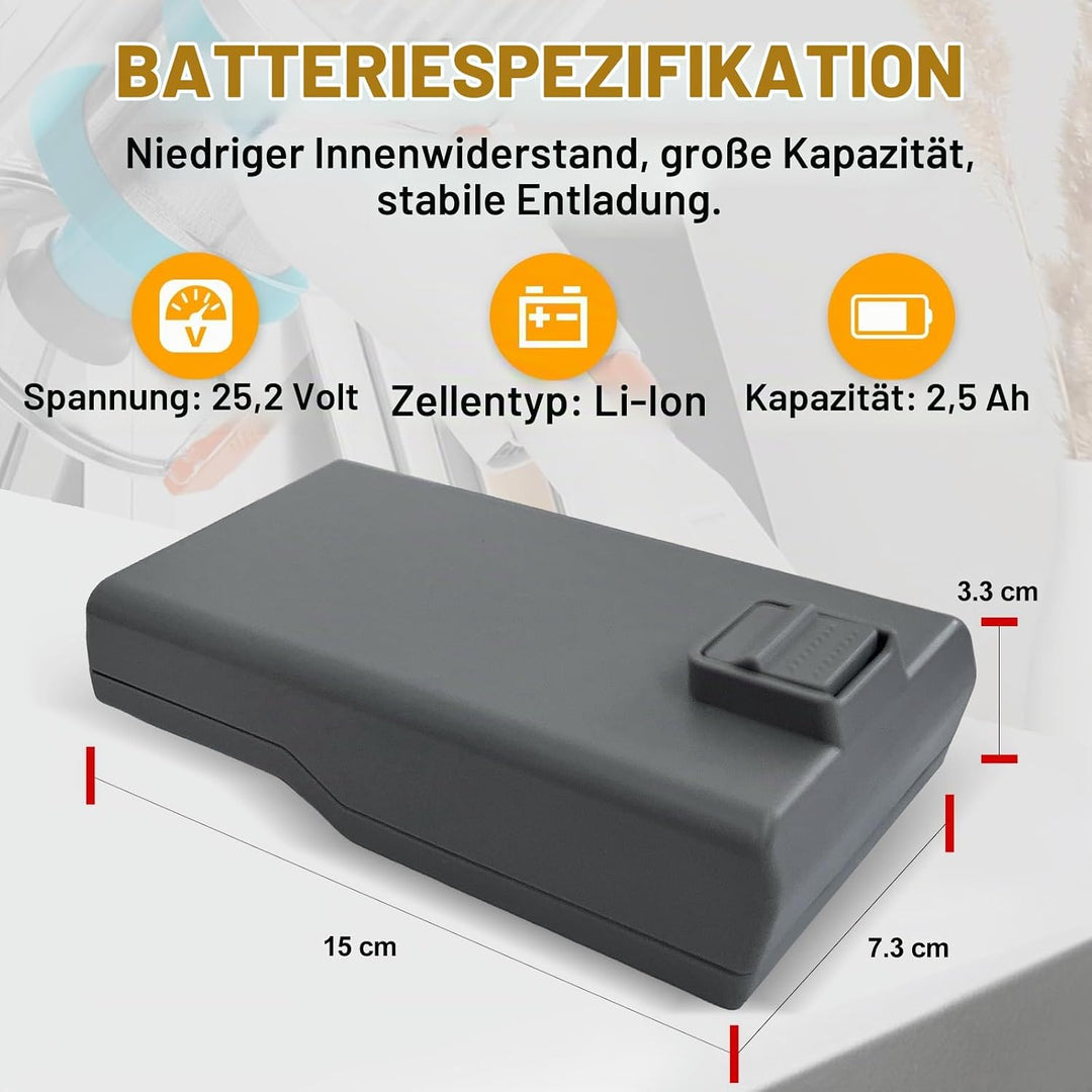 Akku für Genius Invictus X7, X7-01, X9, X9-01, A8, A9 Staubsauger, Für iRobot H1 Staubsauger Akku AB