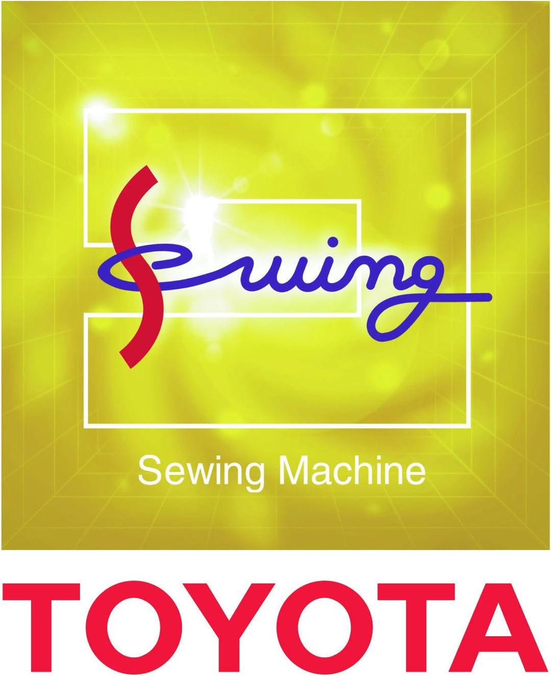 Toyota Oekaki50R Kreativ Freiarm Nähmaschine Oekaki mit 50 Programmen und Freihandstickfunktion, rot