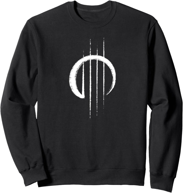 Bass Saiten Enso Japanischer Zen Kreis Kalligrafie Bassist Sweatshirt
