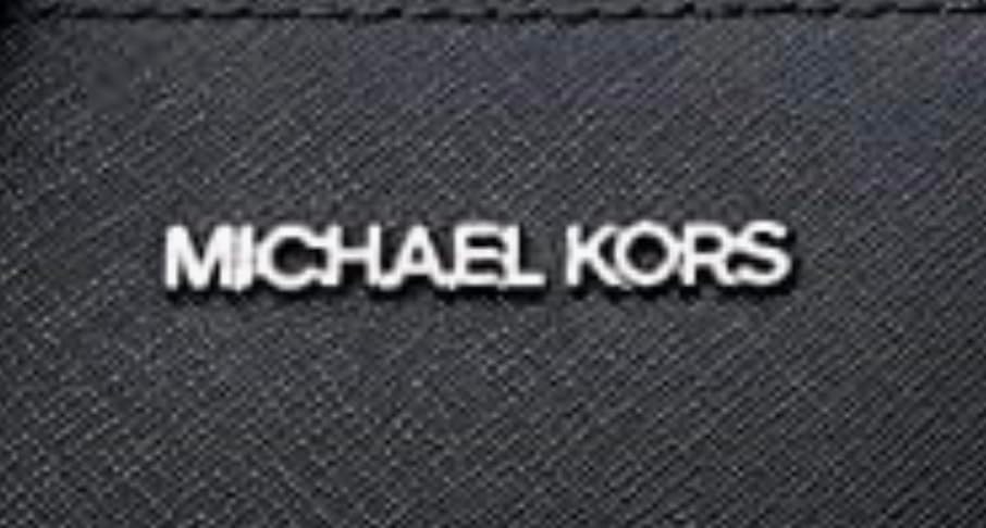 Michael Kors Damen Jet Set East West Crossbody Umhängetasche Schwarz/Silber, Schwarz/Silber