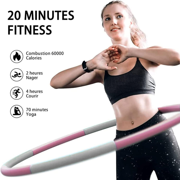 PROIRON Smart/Hula Hoop Reifen Erwachsene, Hullahub Reifen mit Gewicht, Hula Hoop Reifen Kinder, 1,2