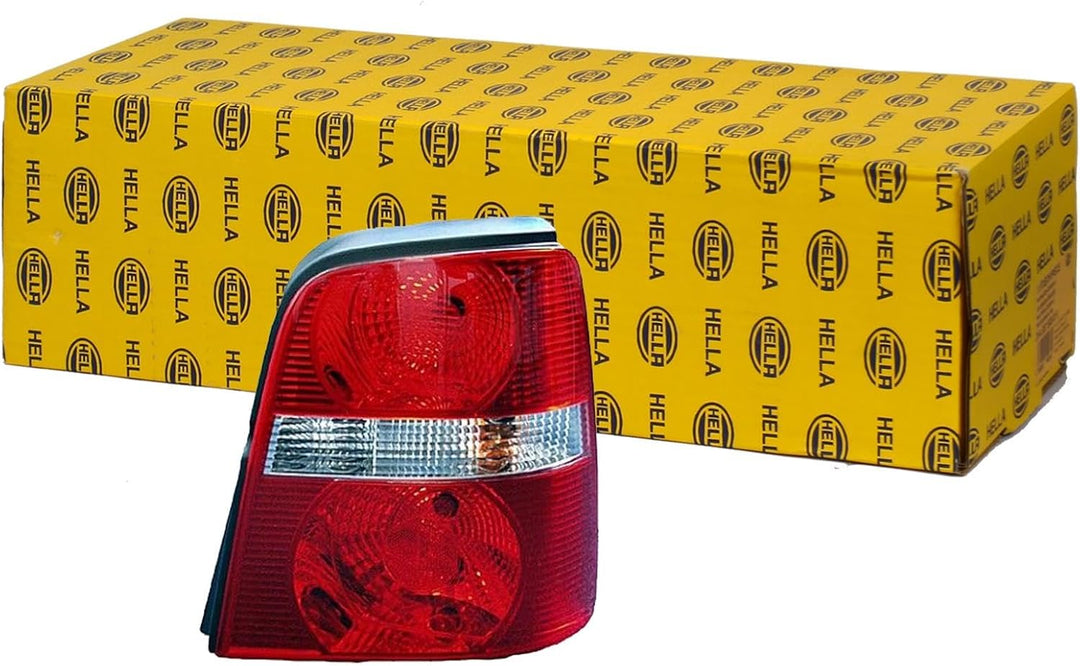 HELLA 2VP 008 759-051 Heckleuchte - Glühlampe - glasklar/rot - links - für u.a. VW Touran (1T1, 1T2)