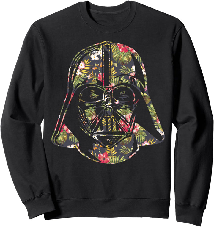 Star Wars Darth Vader Tropic Floral Helmet Poster Sweatshirt