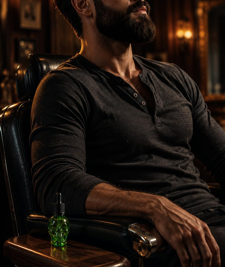 Bandido Bartöl Herren Green 40ml – Beard Oil mit Arganöl, Jojobaöl & Vitamin E – Bartpflege Öl für w