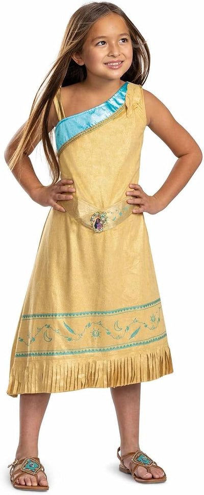 Disguise Disney Offizielles Pocahontas Kostüm Kinder, Indianerin Kostüm Für Mädchen, Erhältlich in S