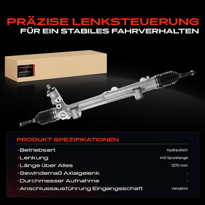 Frankberg Lenkgetriebe Servolenkgetriebe Hydraulisch für Linkslenker Kompatibel mit M-Klasse W163 ML