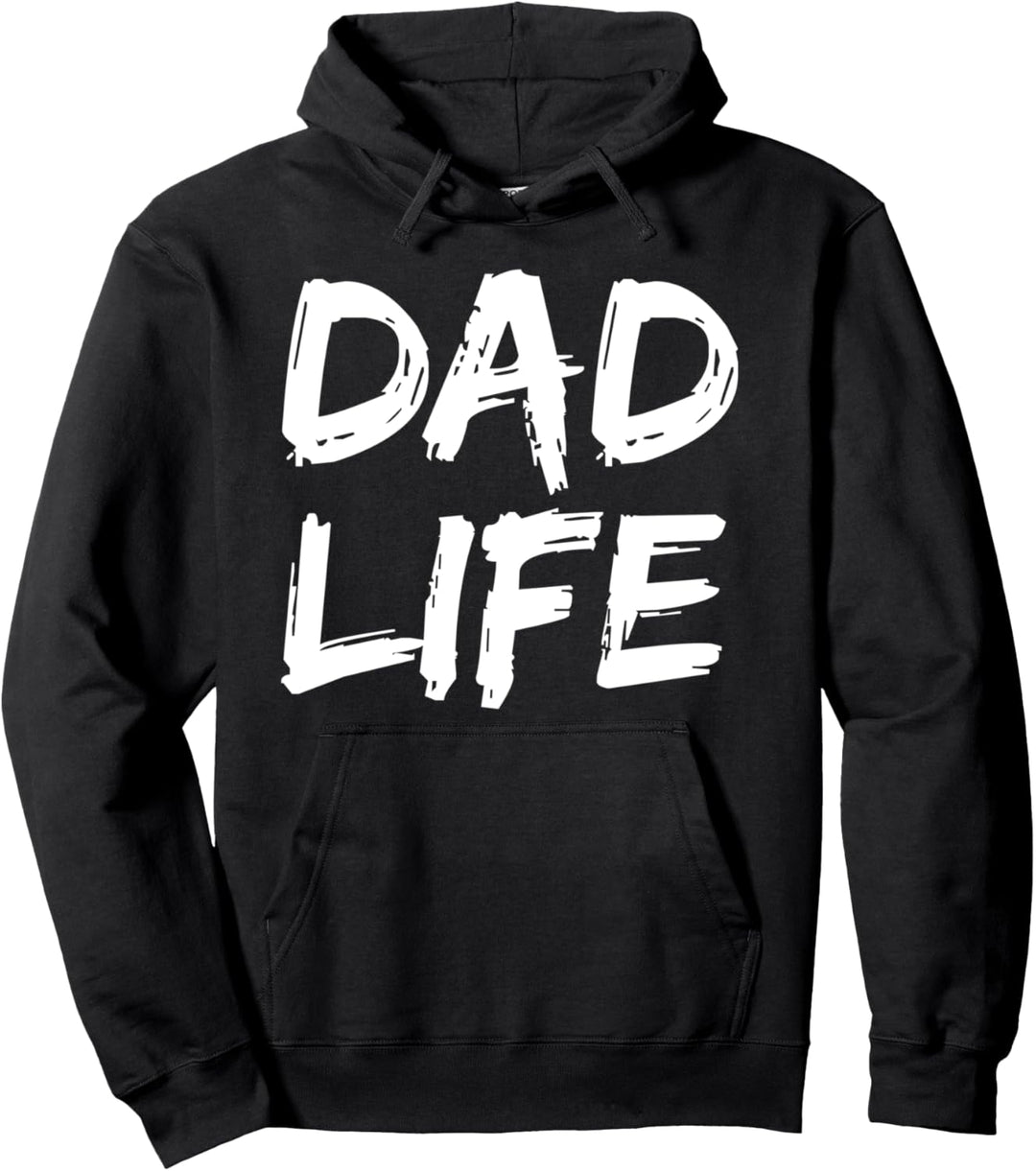Fun Father's Day Gift for Men Retro Quote Vintage Dad Life Pullover Hoodie