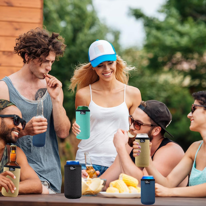 WK IEASON 16oz Can Sleeves Insulators Neoprene Standard Can Covers Coolers Holder Non-Slip Neoprene