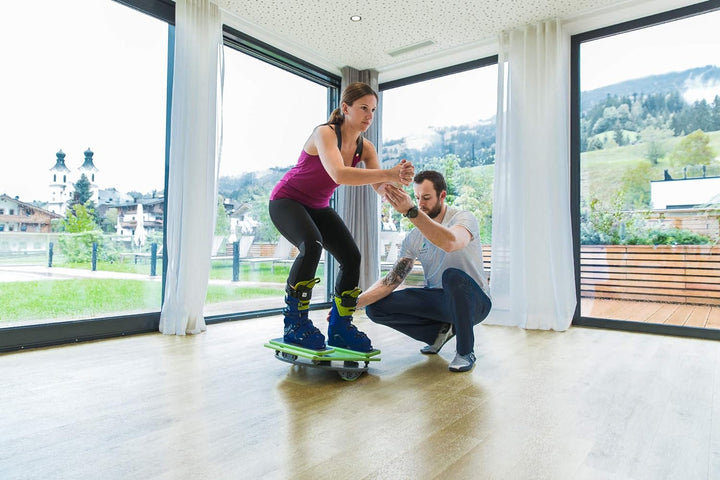 MFT Sport Disc Fitnessgerät, grün/grau, 52 x 51 x 51 cm