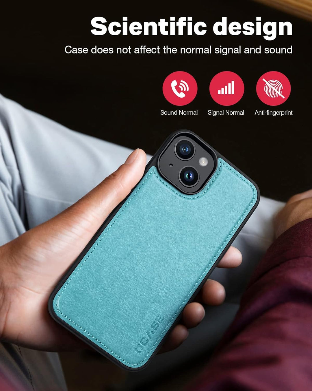 OCASE Abnehmbare Hülle iPhone 14 Handyhülle 5G[Magnetische Hülle] [Kabelloses Laden] [Displayschutz]